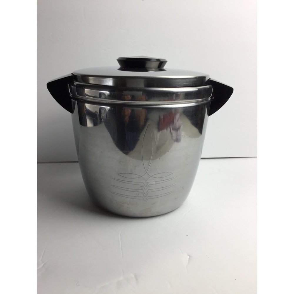 LANDERS, FRARY & CLARK, MCM, INSULATED, STANLEY, ICE BUCKET WITH LID
